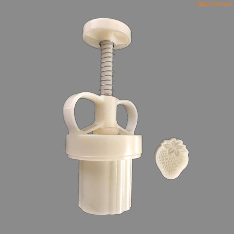 K1AE Cookie Cutter Stamp Moon Cake Mold Hand Press Autumn Festival DIY Decoration