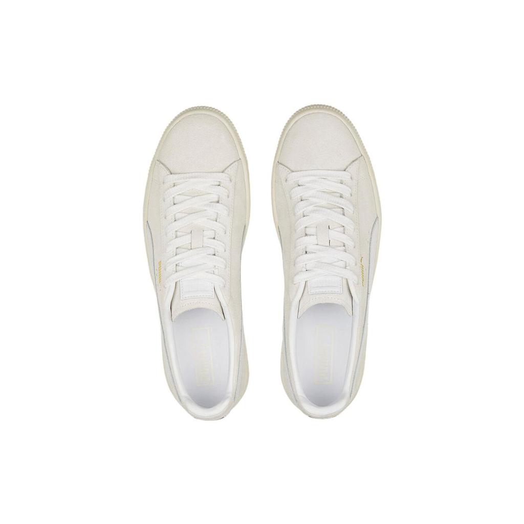 Puma Clyde Premium Frosted Ivory Men Sneakers Cream White 391134-01