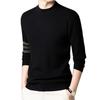 Men S Thick Half High Collar Long Sleeve Knit Sweater Warm Inner Top