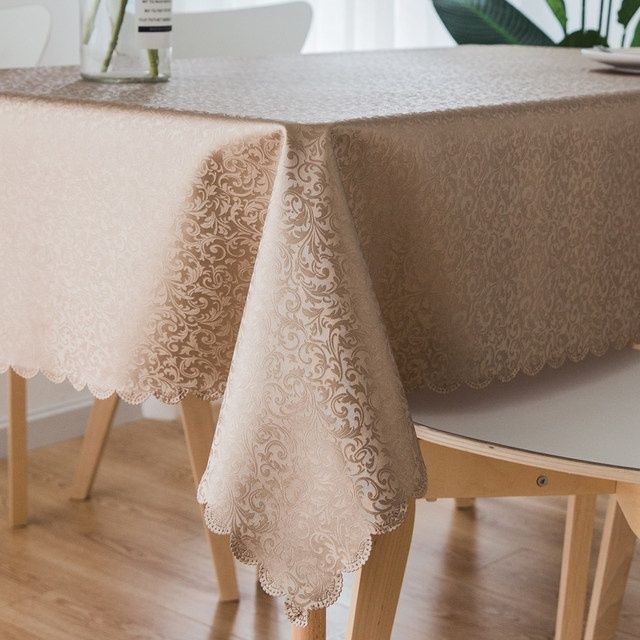 

Пластиковая кружевная круглая скатерть, толстая скатерть с разноцветным принтом, водонепроницаемая, маслостойкая, моющаяся, скатерть для стола