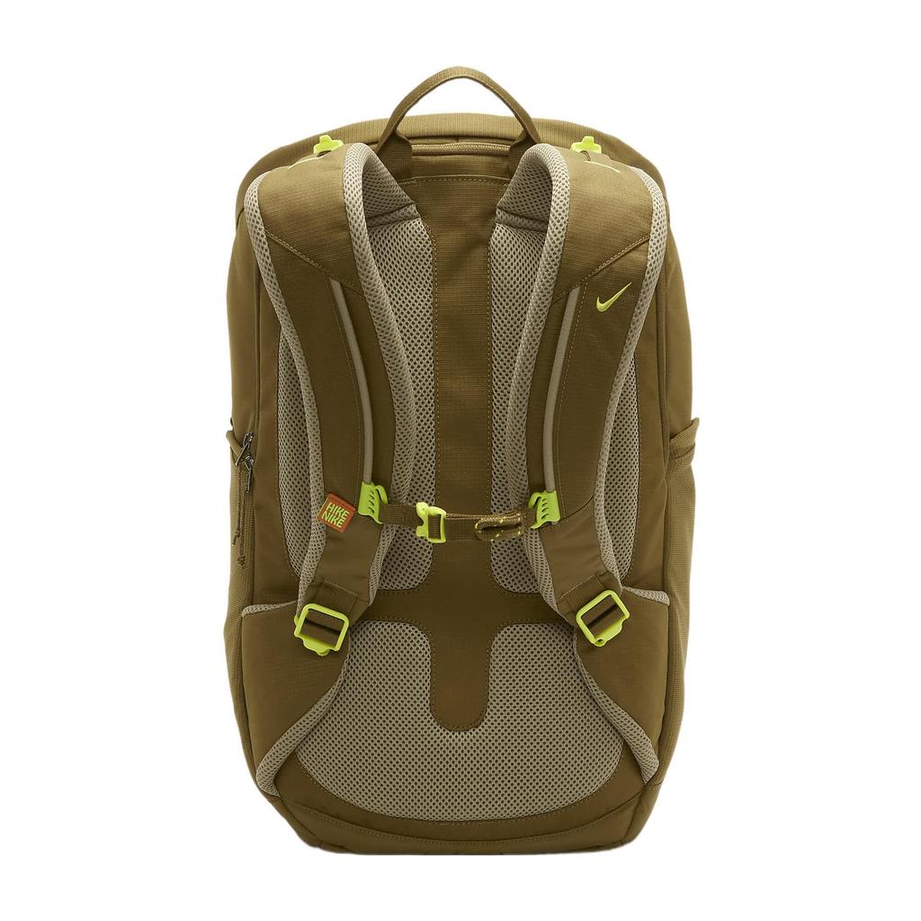 Nike Fabric Backpack Unisex High-Rise Cannon Olive Green/Olive Green/Atomic Green DJ9677-368
