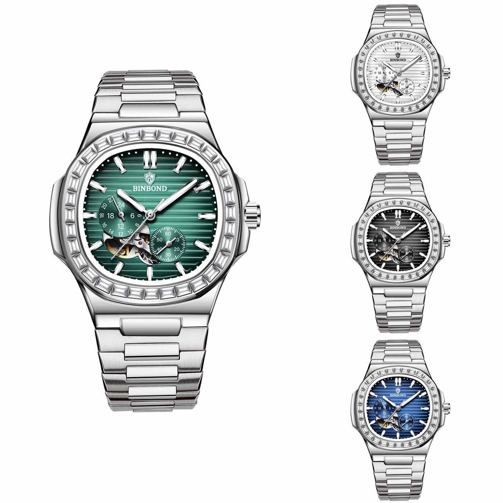 Men's Waterproof Luminous Running Alarm Clock Watch