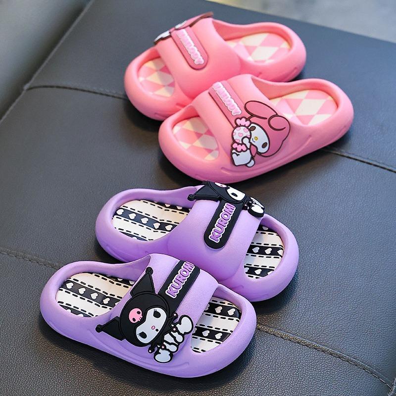 Cartoon Shoes, Flip-flops for Girls, Anti-slip Soft Sole, Breathable
