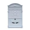 Cassetta delle lettere in stile europeo per villa, Cassetta postale da esterno impermeabile, Cassetta postale da parete, Cassetta delle lettere retrò per suggerimenti con serratura a chiave per decorazione domestica
