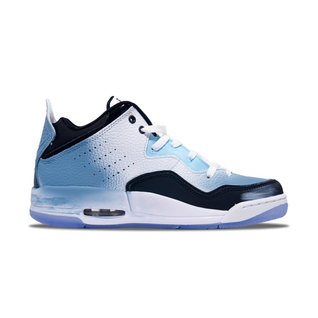 Jordan Courtside 23 Concord Pelle di Mucca Ammortizzazione Resistente all'Abrasione Copertura Mid top Scarpe da Basket Vintage da Uomo AR1000-104(Team767-)