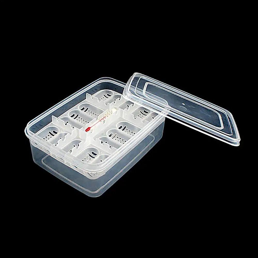 16 Grids Reptile Hatch Box Transparent Reptile Breeding Hatchery Turtles Egg Incubator Tray  Snake
