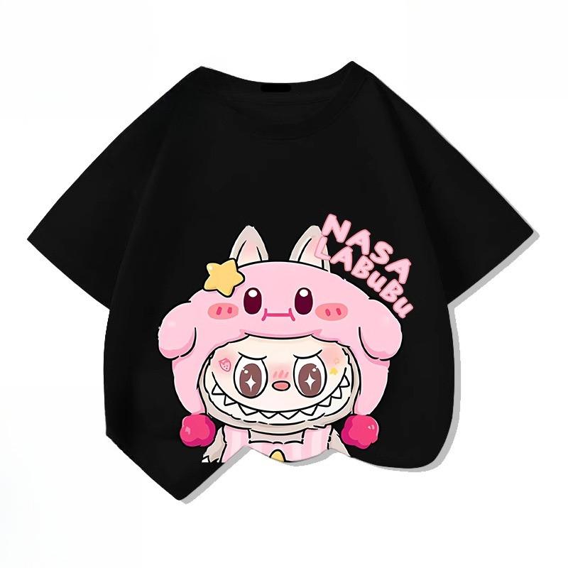 Cartoon T-shirt Unisex Short Sleeved Children's Top