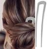 Minimalist U Shaped Metal Hair Clip NonSlip Grip 10x2cm Barrettes For Formal Occasions Hair Bun Styling Essentials