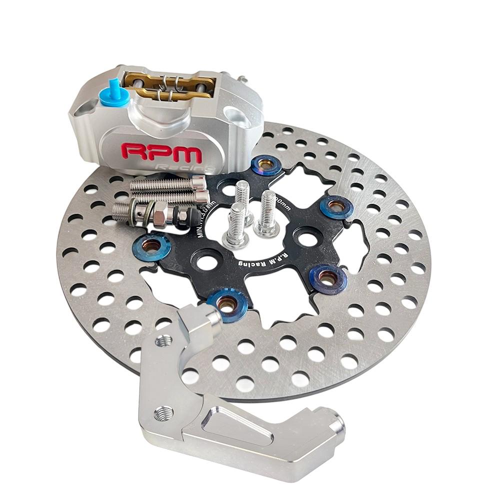 RPM 57mm Hole Pitching Brake Disc Universal 200mm Floating Rotor Front CNC Brake Caliper for Yamaha RSZ JOG BWS Zuma Aerox Honda