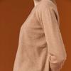 Dal Cashmere Pullover Camel Raglan Shoulder