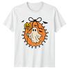 Retro Ghost Pumpkin TShirt Cute Ghost Halloween Gift For Him And Her