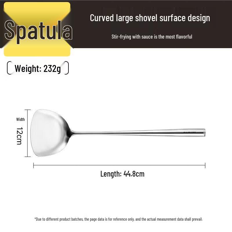 COOKER KING 304 Stainless Steel Spatula and Ladle Set