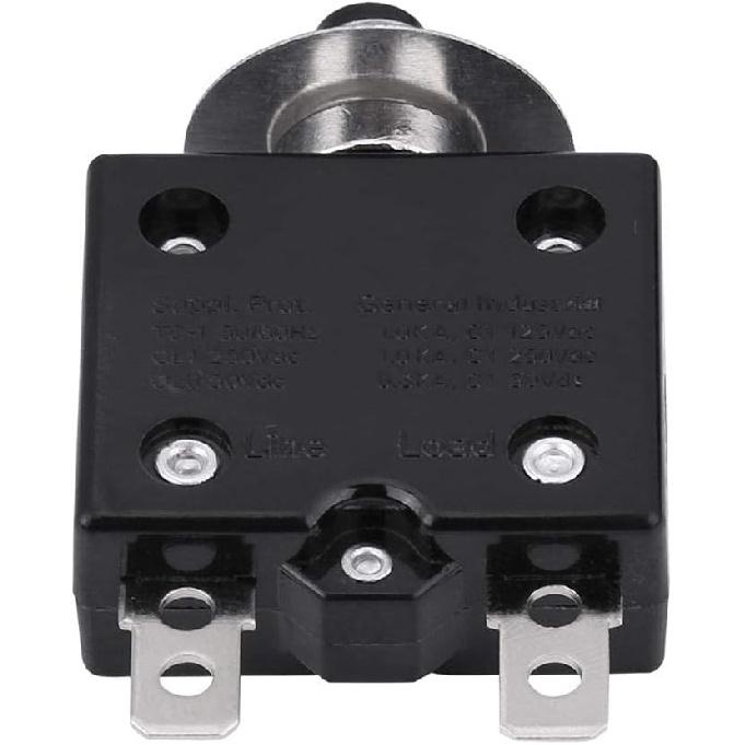 Circuit Breaker, Manual Reset Thermal Switch Circuit Breaker Over Current Overload Protector (18A)