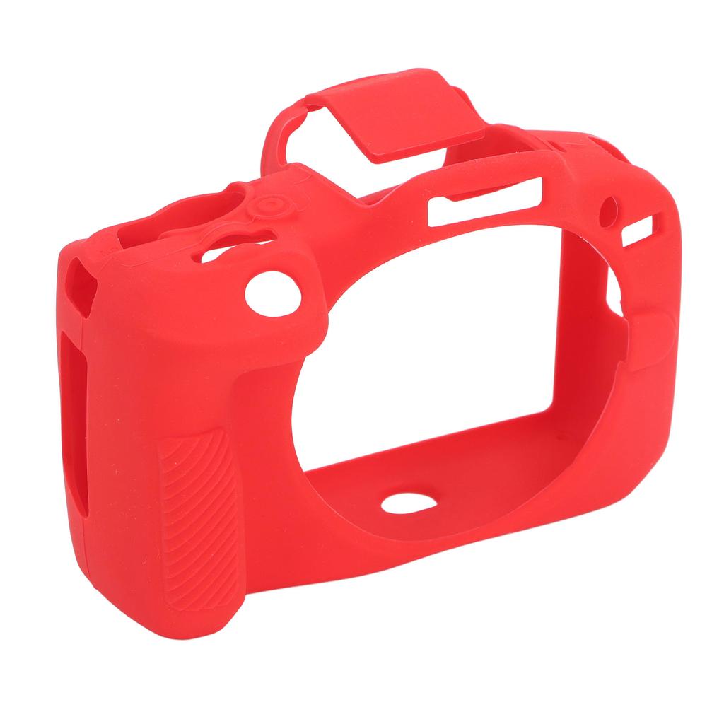 Soft Silicone Protective Case for R100 Lightweight Ultra Thin Camera Fullbody Housing Cover Skin Firm Grip Red