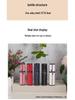 5ml High-End Leather Portable Perfume Refill Bottle with Bottom Filling Spray