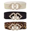 Buckle Romantic Heart Elastic Waist Belt Women Stylish Spring Enhancer Outfit