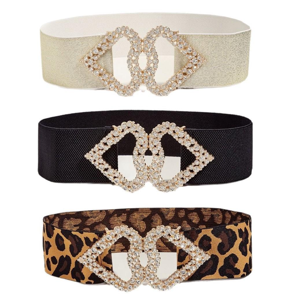 Buckle Romantic Heart Elastic Waist Belt Women Stylish Spring Enhancer Outfit