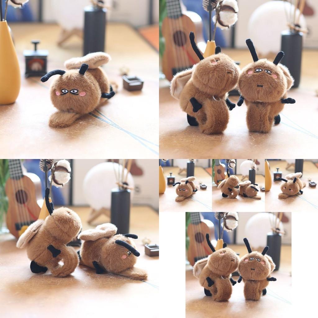 Cute Adorable Plush Cockroach Toy With Movable Wings Soft Pp Cotton Stuffed Animal