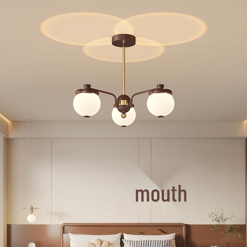 Vintage French Mid-Century Eye-Protecting Chandelier for Living Room, Bedroom, and Restaurant