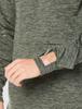Long Sleeve Impact Grid Back Crew Top MT13270 NSC Spruce M [New Balance] (Norwegian Heather)