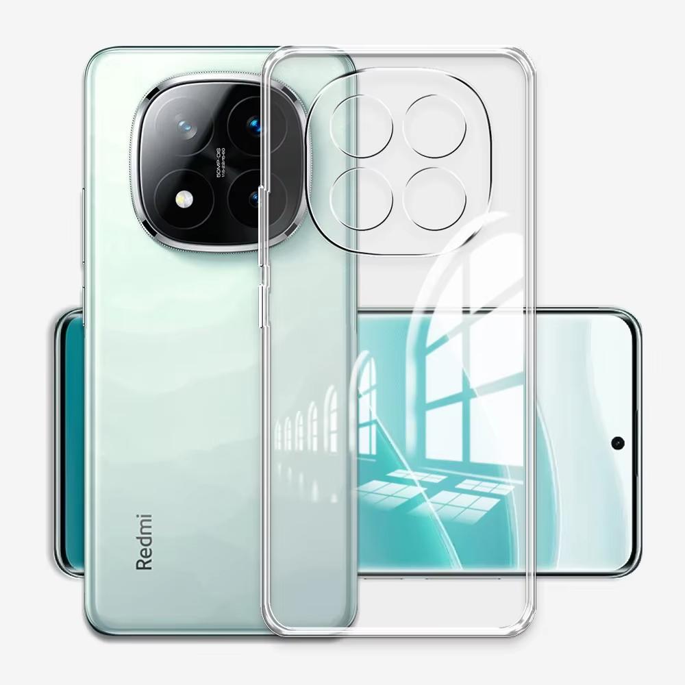 For Redmi Note 14 Pro 5G Case Soft Silicone TPU Phone Case For Redmi Note 14 Pro Plus 5G Note14 5G Clear Shockproof Back Cover Bumper Coque