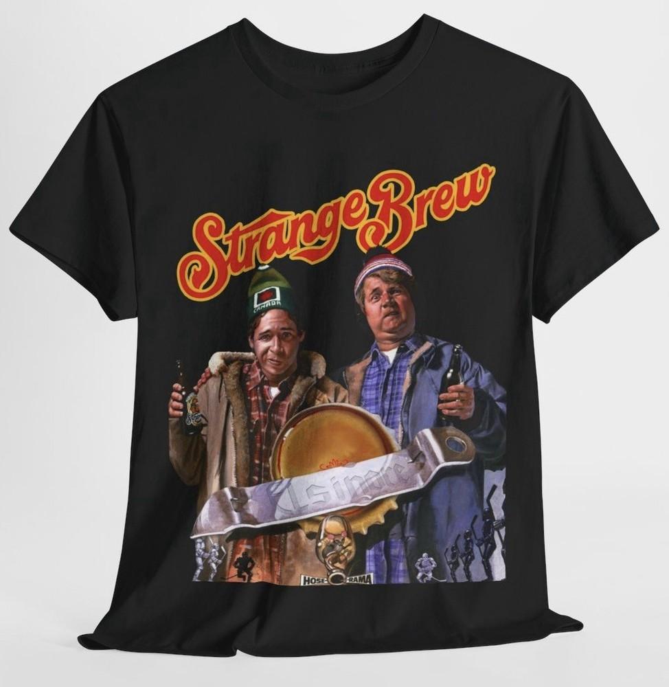 Strange Brew T Shirt - 80s Classic Beer Comedy - McKenzie Brothers Retro Tee Unisex T-Shirt