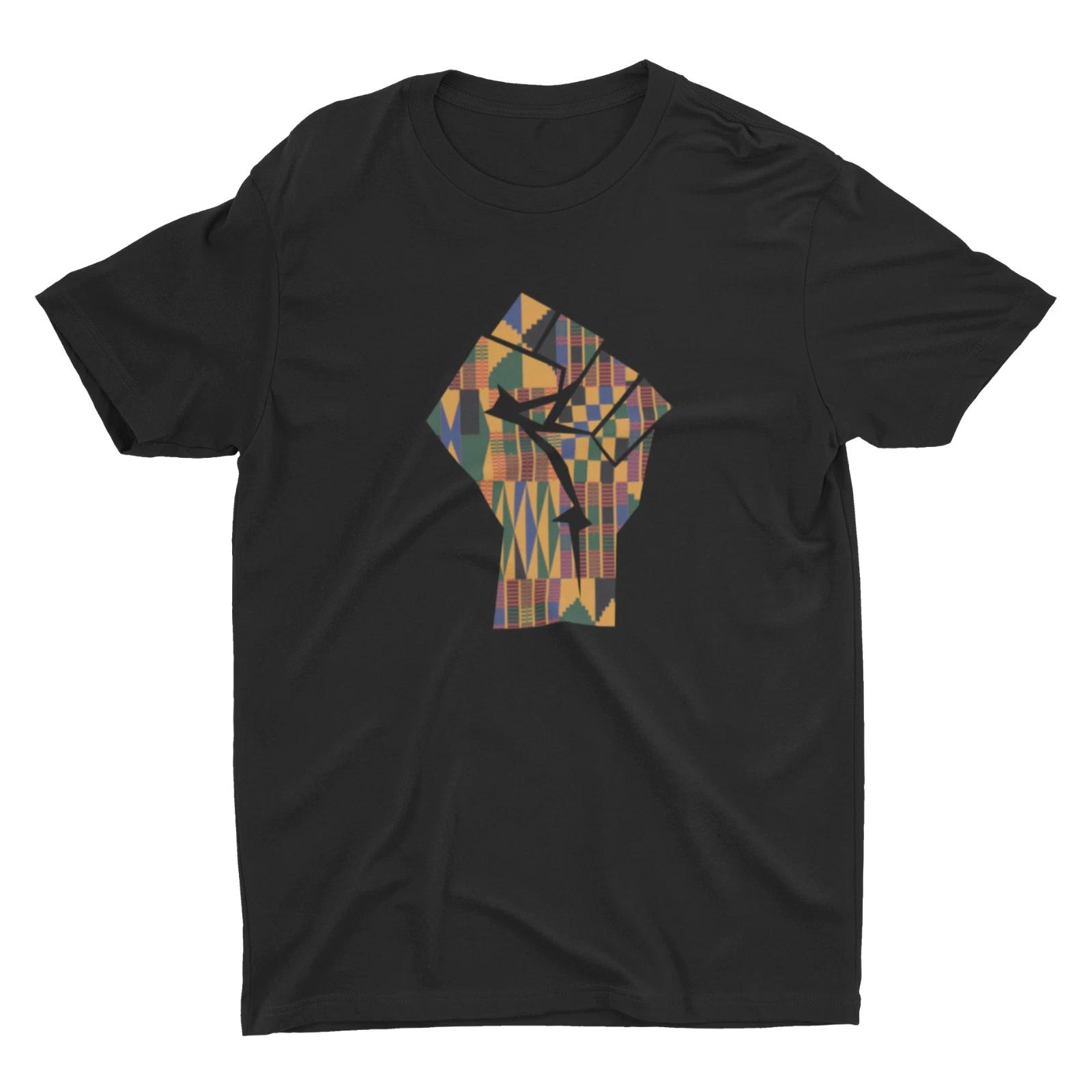 Black Power Tshirt, Kente, Martin Freedom Fist, Racial Equality, Justice L