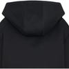 WE11DONE Ss24 Solid Satin Drawstring Short Hooded Jacket Women Jackets Black WD-JP0-24-091-W-BK