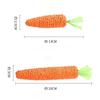 Cat Toys Self-entertainment Carrot Teething and Cat Teasing Sticks, Bite-resistant and Scratch-resistant Teething and Clawing