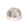 Rund vegglampe Ip54 Hvit Farge 1xe27 40w Ø18,5x10,4cm Modell Tarragona. Edm