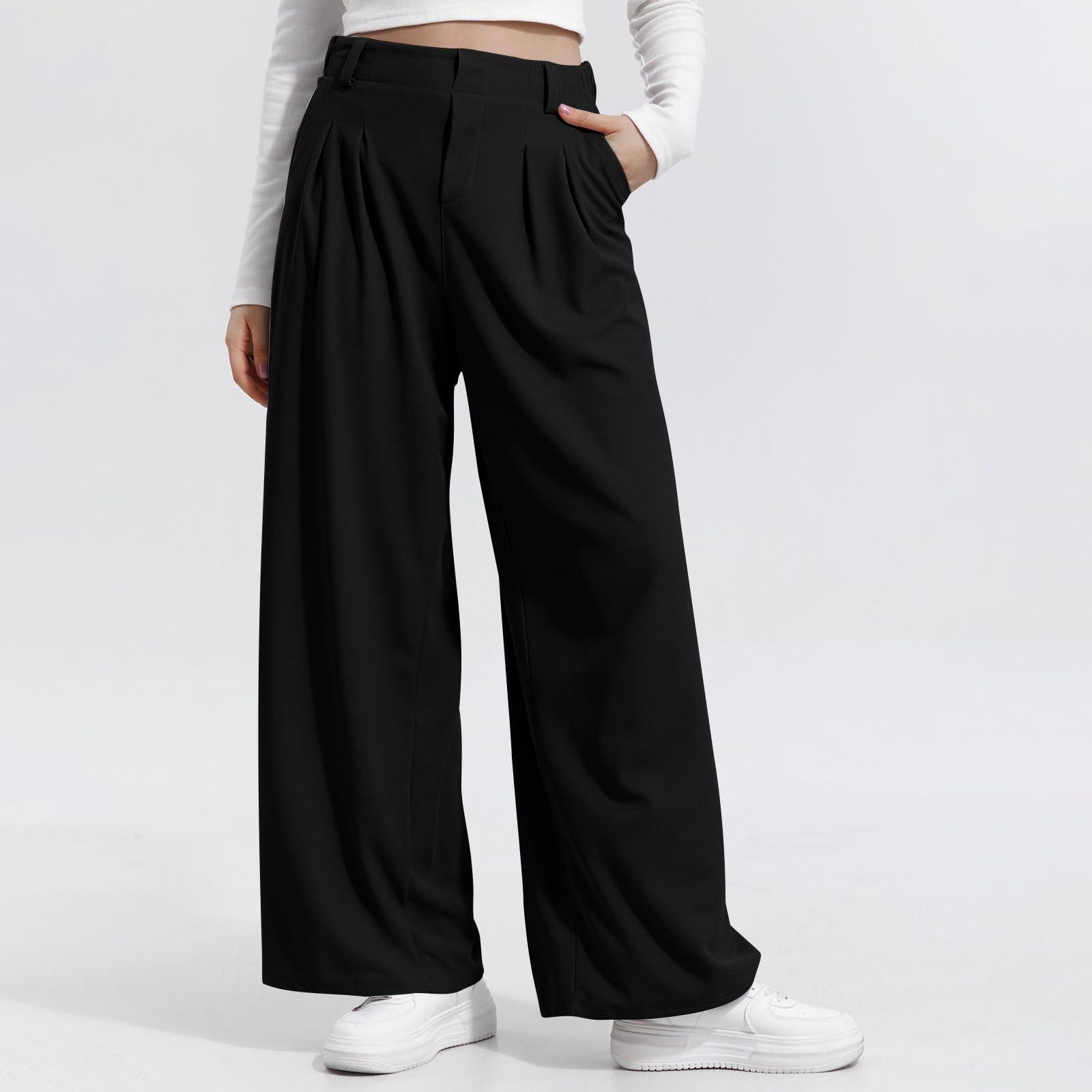 

Ladies Fashion Casual Pants Solid Color Pants XL