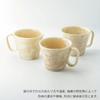 Wired Beans Mug To Last a Lifetime Kyoto Ware Flower Crystal Pair Set Mug Coffee Cup 240ml Pair Mug In Gift Box (Wired Beans) (Beige/Gintoki)
