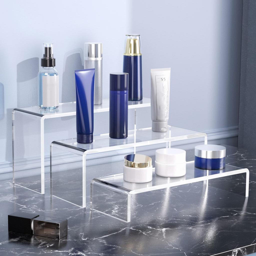 Mehrzweck Acryl Erhöhungen Klare Ausstellungsplattformen Elegante Präsentationserhöhungen Schnelle Installation für Boutiquen & Ausstellungen