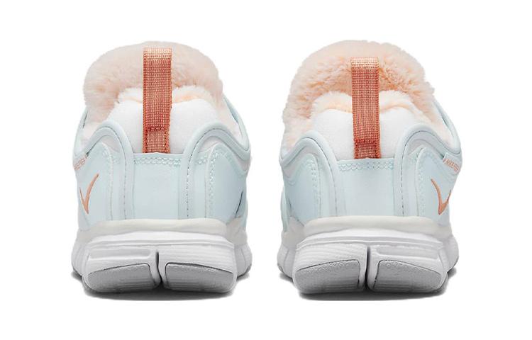 Nike Dynamo Free SE Fleece Lined Comfortable, Lightweight Low Top Kids Lifestyle Shoes Blue Gray Kids' FB7176-181