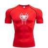 Tight Suit Short-sleeved High Elasticity Quick-drying T-shirt Running Workout Jogging Training Sports Top Trendy Sweat-Resistant Fitness Suit