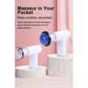 Mini Muscle Massage Gun Body Massager Deep Handheld Percussion Massager For Body Back Neck Leg Cold And Hot Compress Fascia Gun