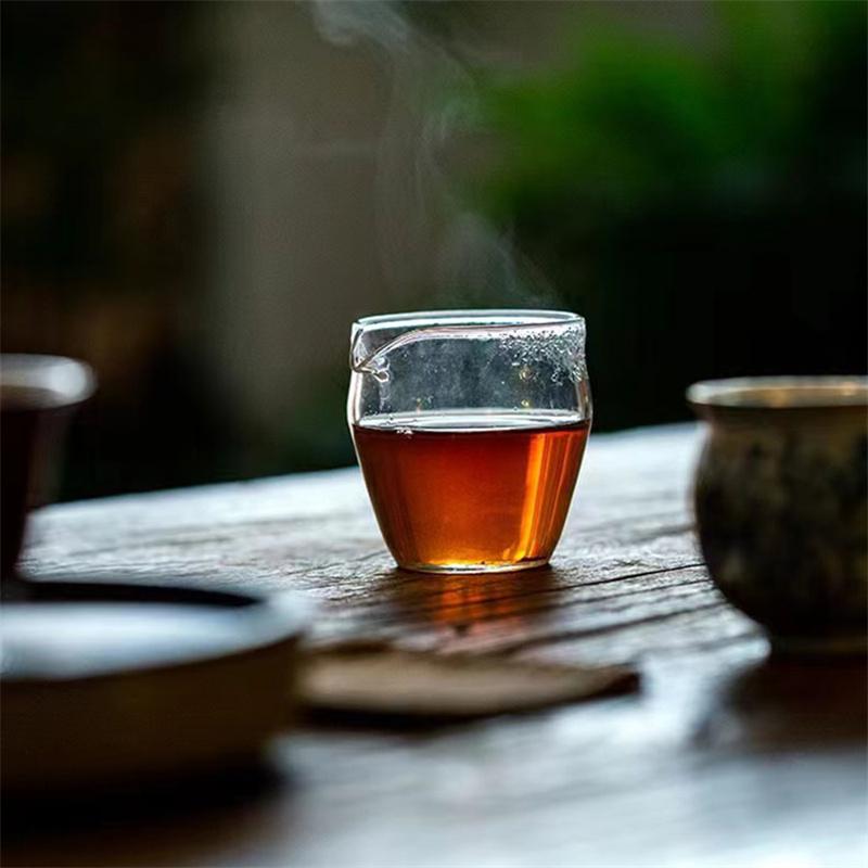 150ml Malá kapacita Skleněná konvička na čaj odolná vůči teplu Fair Cup Oddělovač čaje Chahai Příslušenství k čajové soupravě Čínský Kung Fu