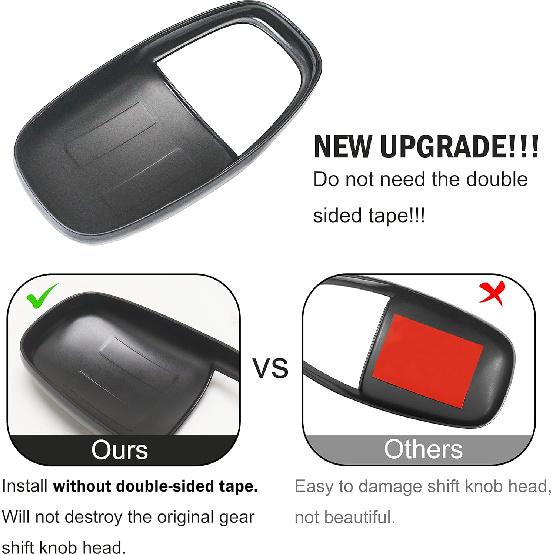 Gear Shift Knob Head Cover Trim For Dodge Charger Accessories 2015- Challenger 2015- 2024 Durango 2016-2026 Interior Shell Ert Decoration Protector