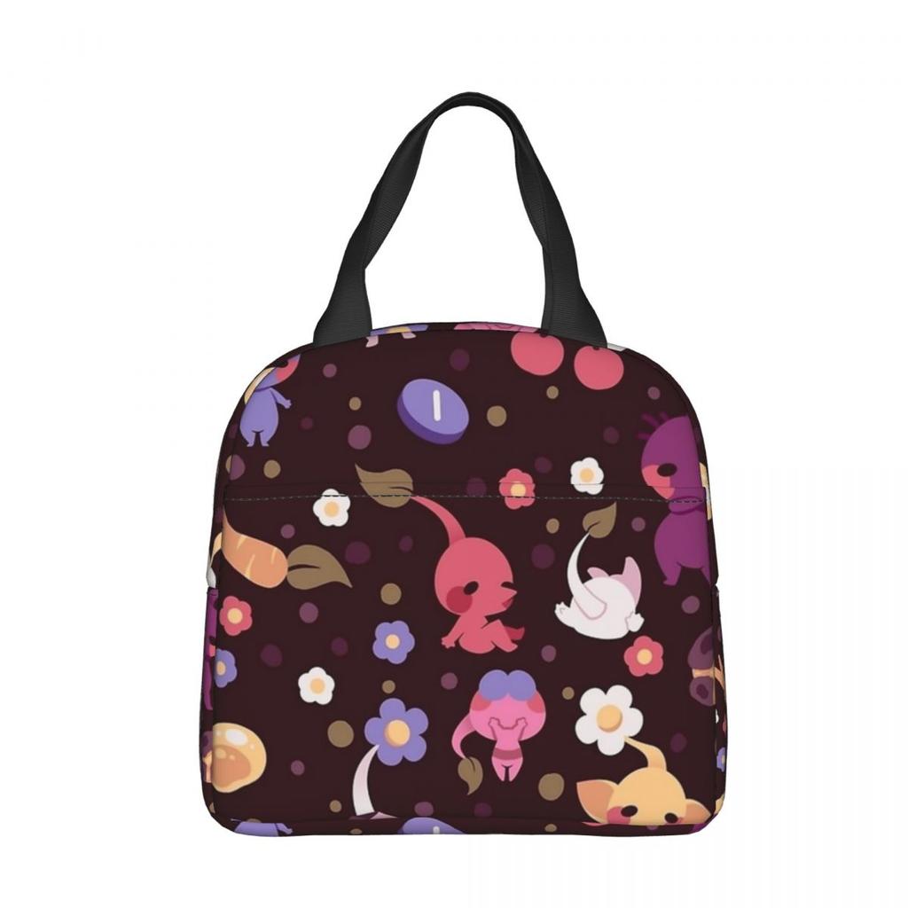 ALL Pikmin Insulated Lunch Bag Cooler Bag Meal Container Large Lunch Box Tote Food Storage Bags Work Travel