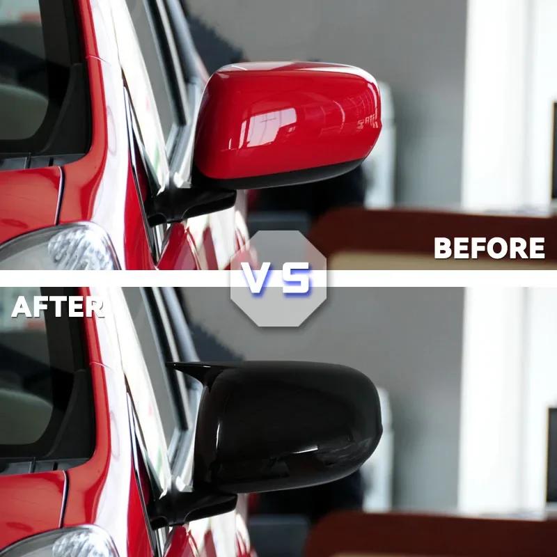 ReCar Wing Side Mirror Cap Shell Housing Rearview Mirror Cover Lid For Honda Fit Jazz GE6 GE8 2009 2010 2011 2012 2013