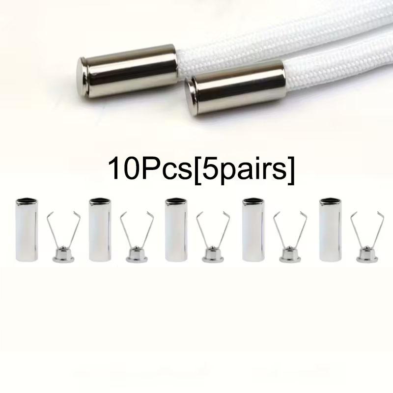 10/20Pcs Metal Cord End Stopper Rope Cords Lock Pants Sweater Button Buckles DIY Trousers Clip Clasp Garment Sewing Accessories