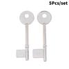 5Pcs Vault Zinc Alloy Flagpole Safe Key Single-Bitt Key Blank House Key Blanks For  Special Old Doors Key Emb