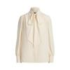 Lauren Ralph Lauren Jojet Tie Neck Blouse Wmlrshts6820531101