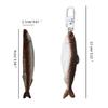 Simulated Salted Fish Hairpin Hair Clip Headwear Headdress Creative Keychain