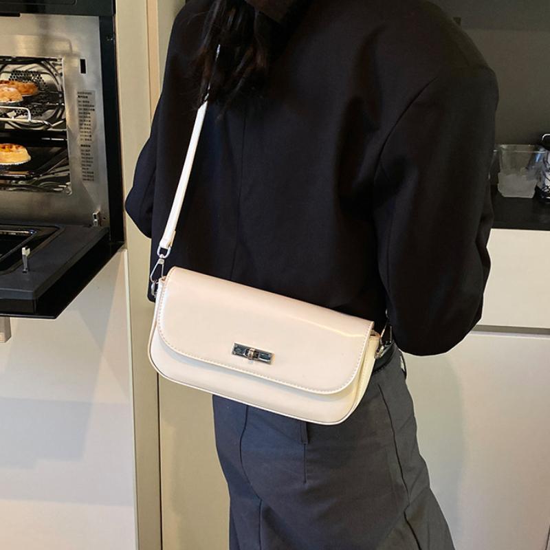 Retro underarm women's bag, simple Korean fashi multifunctial small square shoulder bag, crossbody bag