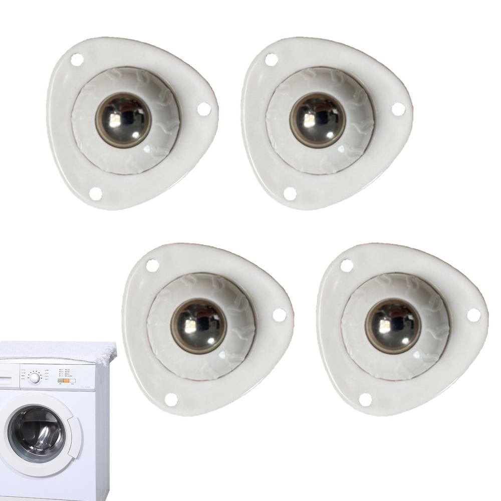 Stick On Caster Wheels 4x Adhesive Wheels Caster Sticky Pulley Household Furniture Casters 360 Degree Rotation For Trash Cans
