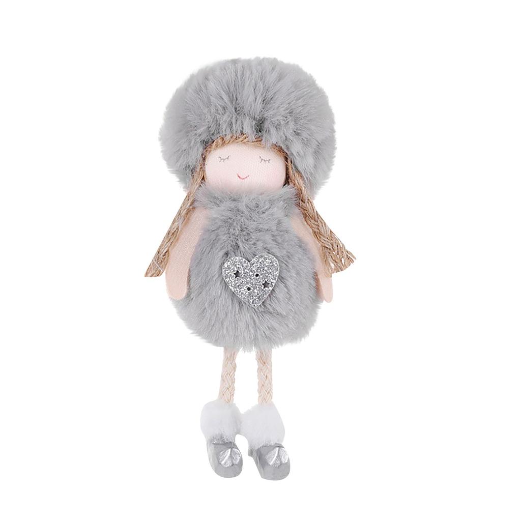 Christmas Plush Angel Pendant Cute Doll Gift Christmas Tree Pendant