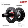 ARC Cube MT088 Bicycle Hub MTB 32 Holes 6 Pawls 180 Clicks Hub for Bike Mtb Front 9/15x100 Rear 10x135 12x142 Bike Hubs 8-12V