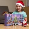 2025 Julegnom Adventskalender 24 Dagers Nedtelling til Jul Pynt med Samleobjekt Dvergdukker for Gutter Jenter Og Voksne