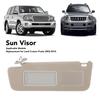 Sun Visor Shade Sun Visor with Makeup Mirror and Light Car Interior Sunshield Replacement For   2002 To 2010